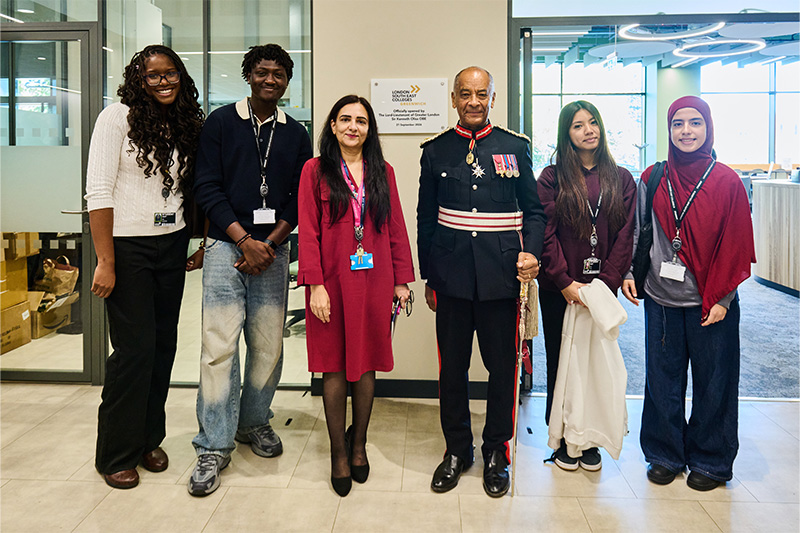 Greenwich opening with Asfa and Lord-Lieutenant for London, Sir Kenneth Olisa